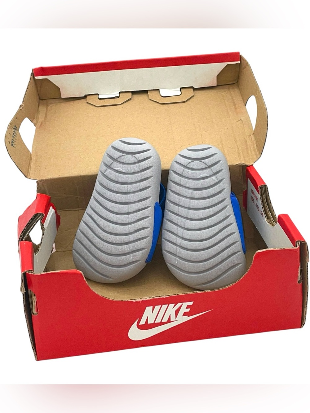Nike Kawa Slide TD Toddler Sandals Blue Gray Size 3C - Picture 4 of 9